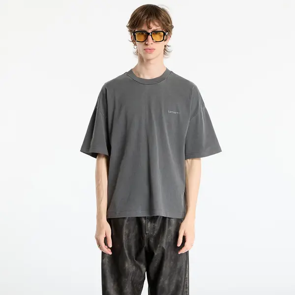 Carhartt WIP Тениска Carhartt WIP S/S Benton T-Shirt UNISEX Graphite Garment Dyed M