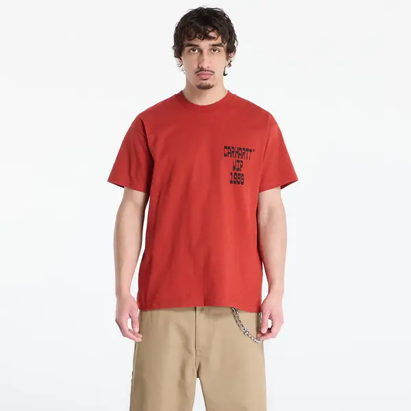 Carhartt WIP Тениска Carhartt WIP S/S Blocks T-Shirt UNISEX Oxide Red XL
