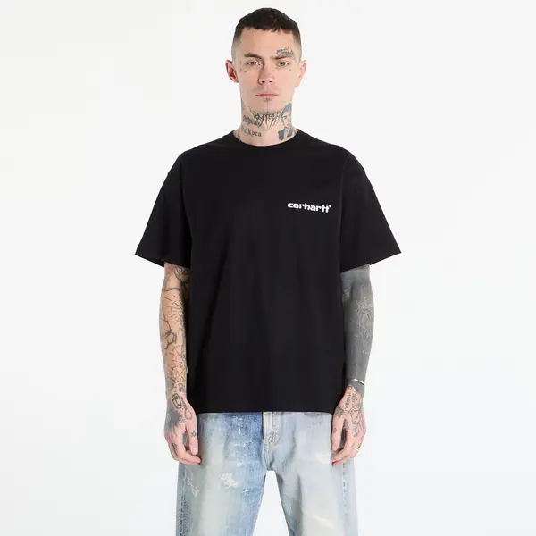 Carhartt WIP Тениска Carhartt WIP S/S Caps T-Shirt UNISEX Black XL