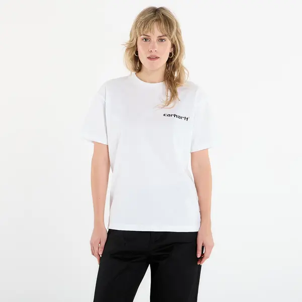 Carhartt WIP Тениска Carhartt WIP S/S Caps T-Shirt UNISEX White L