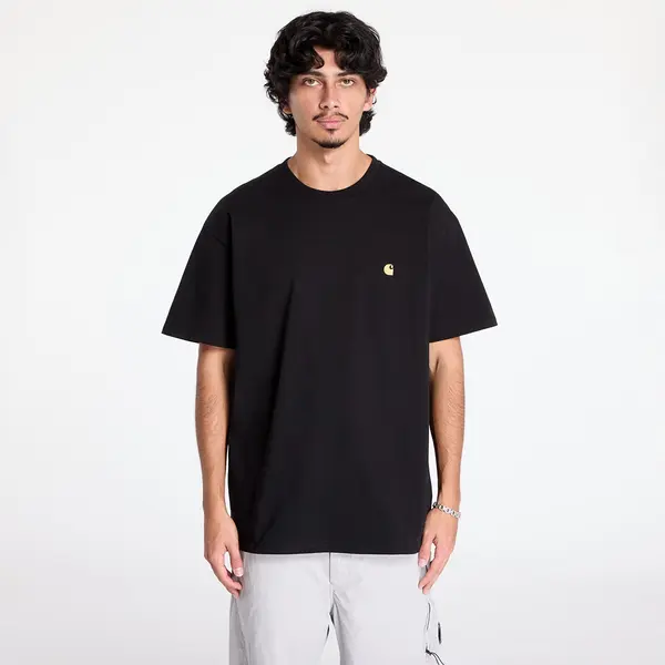 Carhartt WIP Тениска Carhartt WIP S/S Chase T-Shirt Black/ Gold L