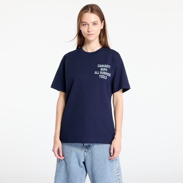 Carhartt WIP Тениска Carhartt WIP S/S Cross Screw T-Shirt UNISEX Air Force Blue XS