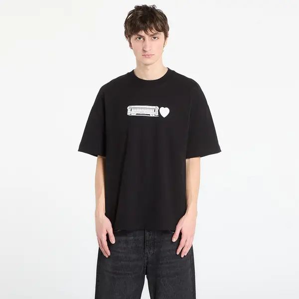 Carhartt WIP Тениска Carhartt WIP S/S Deconstructed Label T-Shirt UNISEX Black L
