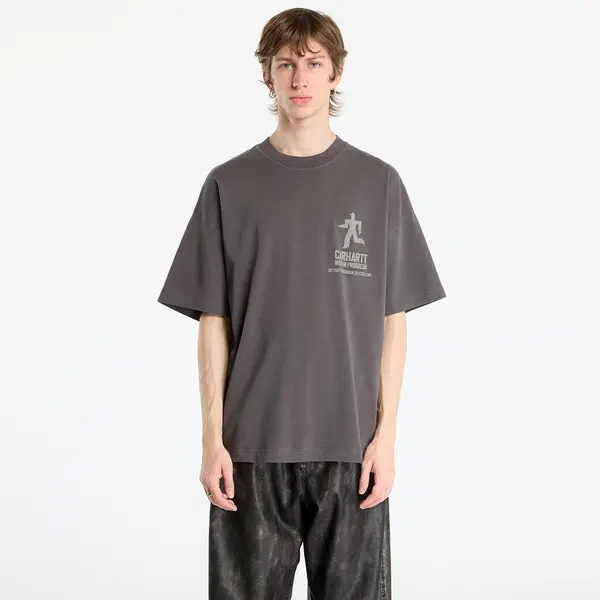 Carhartt WIP Тениска Carhartt WIP S/S Distance T-Shirt UNISEX Graphite Stone Dyed XS