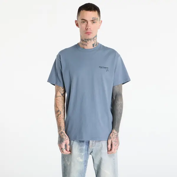 Carhartt WIP Тениска Carhartt WIP S/S Garble T-Shirt UNISEX Velvet Blue M