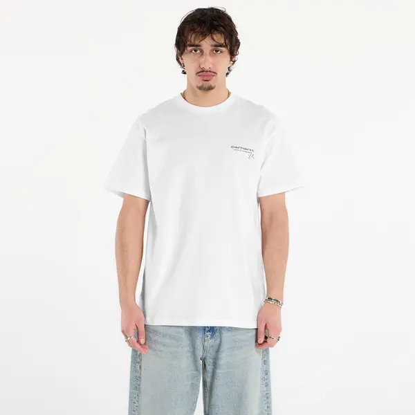 Carhartt WIP Тениска Carhartt WIP S/S Garble T-Shirt UNISEX White XL