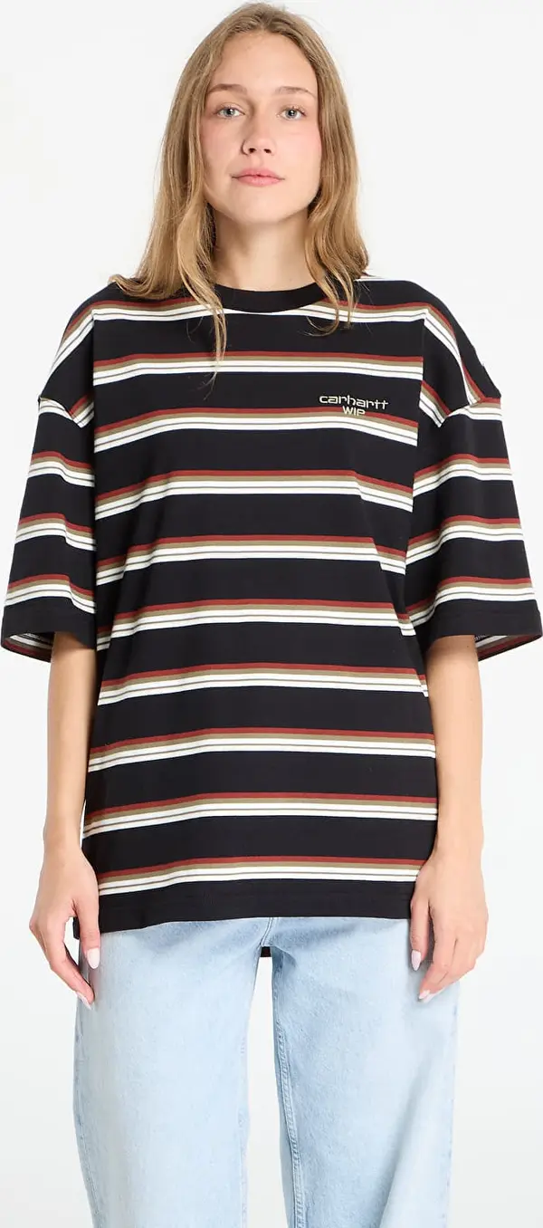 Carhartt WIP Тениска Carhartt WIP S/S Holm T-Shirt UNISEX Holm Stripe/ Black L
