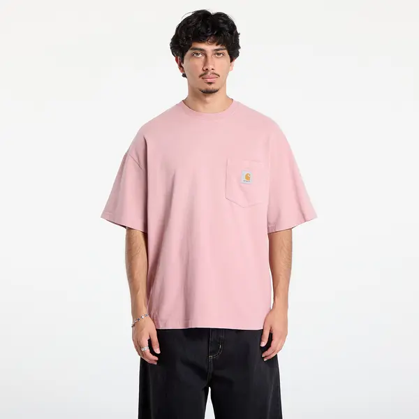 Carhartt WIP Тениска Carhartt WIP S/S Hudson Pocket T-Shirt UNISEX Daphne Chalk Wash S