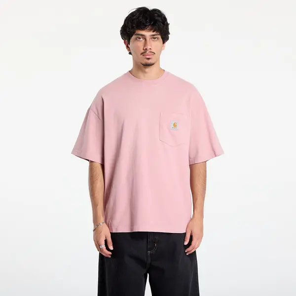 Carhartt WIP Тениска Carhartt WIP S/S Hudson Pocket T-Shirt UNISEX Daphne Chalk Wash XXL