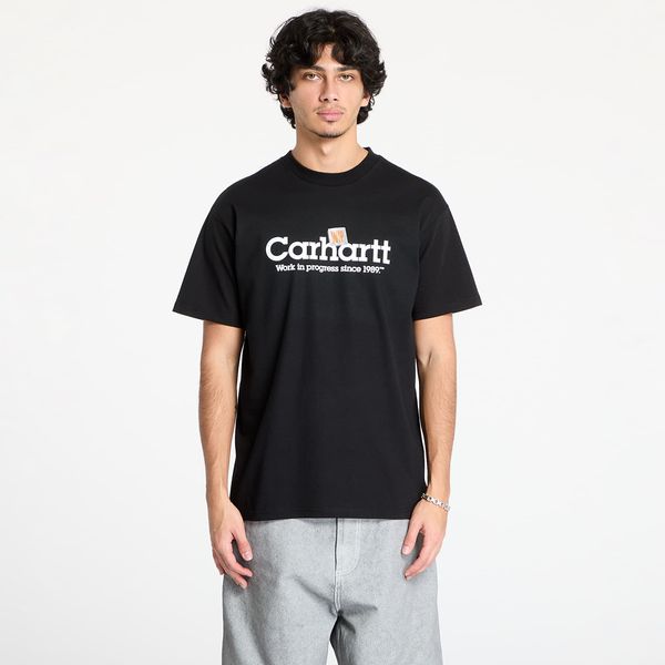 Carhartt WIP Тениска Carhartt WIP S/S Label Script T-Shirt UNISEX Black L