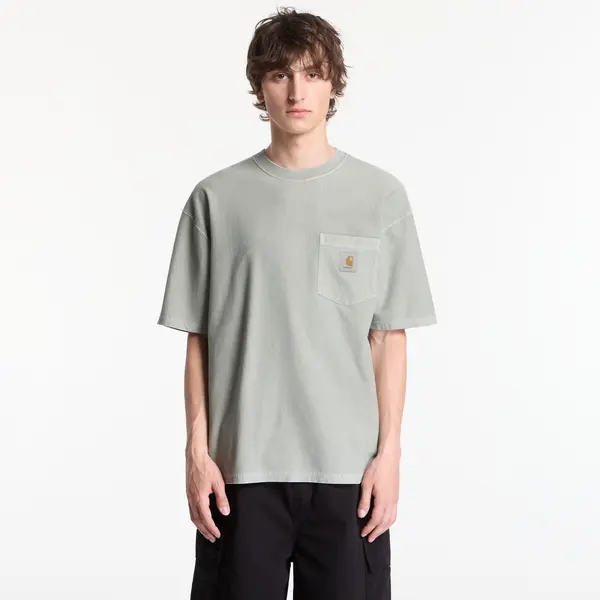Carhartt WIP Тениска Carhartt WIP S/S Loose Pocket T-Shirt UNISEX Shady Green Garment Dyed L