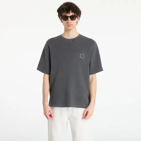 Carhartt WIP Тениска Carhartt WIP S/S Nelson Waffle T-Shirt UNISEX Black S