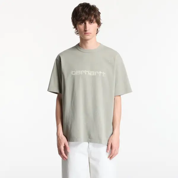 Carhartt WIP Тениска Carhartt WIP S/S Painter T-Shirt UNISEX Shady Green Destroy Wash, Splatter L