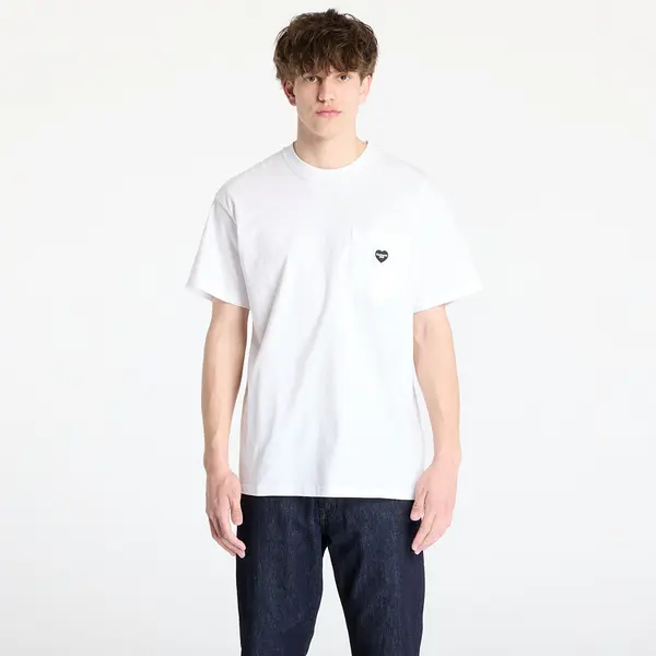 Carhartt WIP Тениска Carhartt WIP S/S Pocket Heart T-Shirt White/ Black M