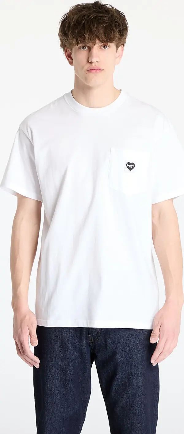 Carhartt WIP Тениска Carhartt WIP S/S Pocket Heart T-Shirt White/ Black XS