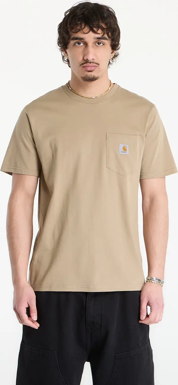 Carhartt WIP Тениска Carhartt WIP S/S Pocket T-Shirt UNISEX Iroko L