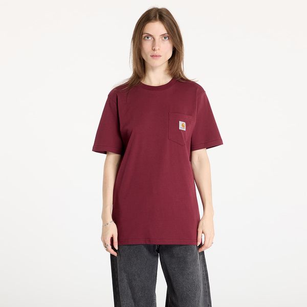 Carhartt WIP Тениска Carhartt WIP S/S Pocket T-Shirt UNISEX Malbec XS