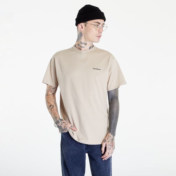 Carhartt WIP Тениска Carhartt WIP S/S Script Embroidery T-Shirt Wall/ Black XS