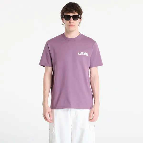 Carhartt WIP Тениска Carhartt WIP S/S University Script T-Shirt UNISEX Phlox/ White XS