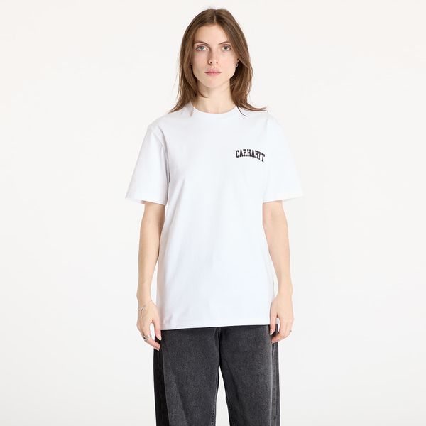 Carhartt WIP Тениска Carhartt WIP S/S University Script T-Shirt UNISEX White/ Black XS