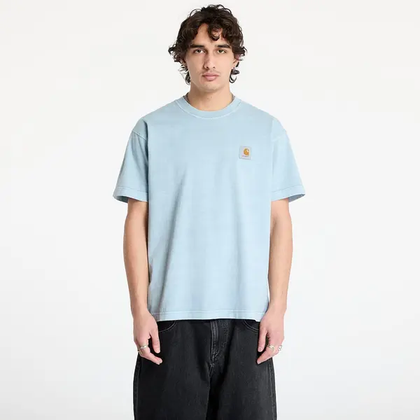 Carhartt WIP Тениска Carhartt WIP S/S Vista T-Shirt UNISEX Dusty Ice Garment Dyed XS