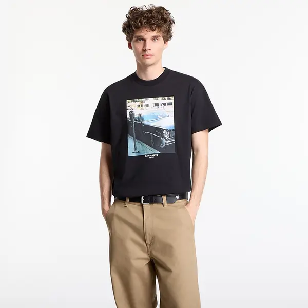 Carhartt WIP Тениска Carhartt WIP S/S Warm Views T-Shirt UNISEX Black XXL
