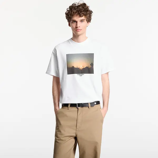 Carhartt WIP Тениска Carhartt WIP S/S Warm Views T-Shirt UNISEX White XL