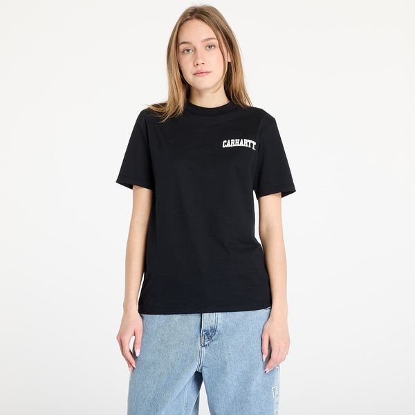Carhartt WIP Тениска Carhartt WIP University Script Short Sleeve T-Shirt UNISEX Black/ White XL