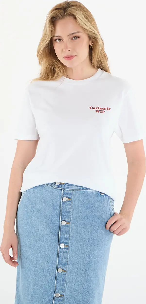Carhartt WIP Тениска Carhartt WIP W' S/S Spoiled T-Shirt White XS
