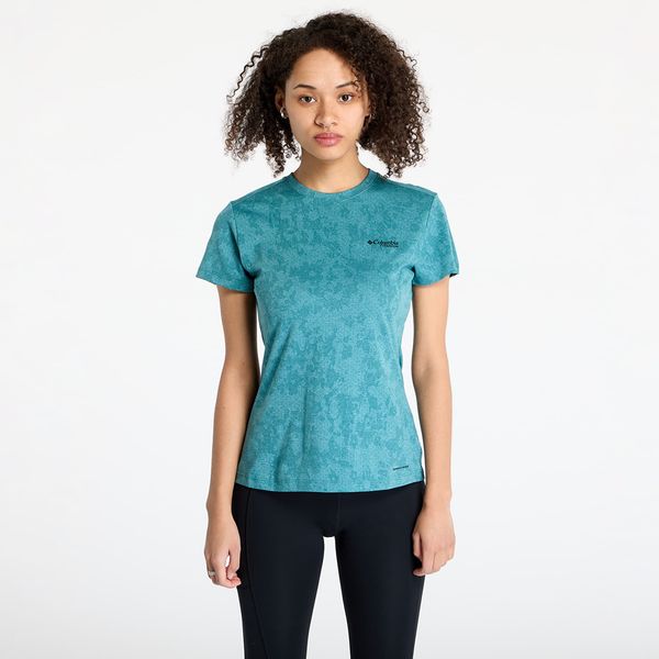 Columbia Тениска Columbia Bluebird Canyon™ Short Sleeve Crew T-Shirt River Blue Popflorid Jacquard XS