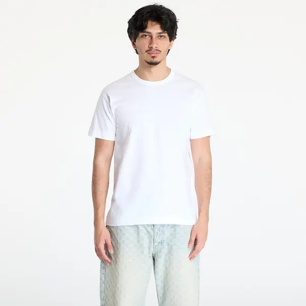 Comme des Garçons PLAY Тениска Comme des Garçons PLAY Black Emblem Knit T-Shirt UNISEX White XS