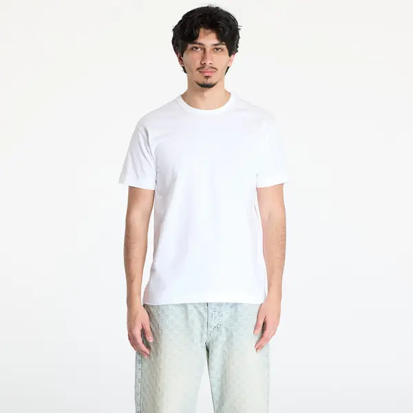 Comme des Garçons PLAY Тениска Comme des Garçons PLAY Black Emblem Knit T-Shirt UNISEX White XS