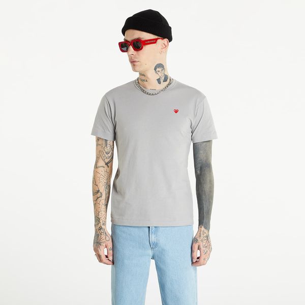 Comme des Garçons PLAY Тениска Comme des Garçons PLAY Heart Logo Tee UNISEX Grey XXS