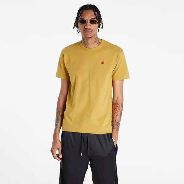 Comme des Garçons PLAY Тениска Comme des Garçons PLAY Heart Logo Tee UNISEX Olive L
