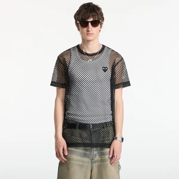 Comme des Garçons PLAY Тениска Comme des Garçons PLAY T-Shirt Red Emblem Black L