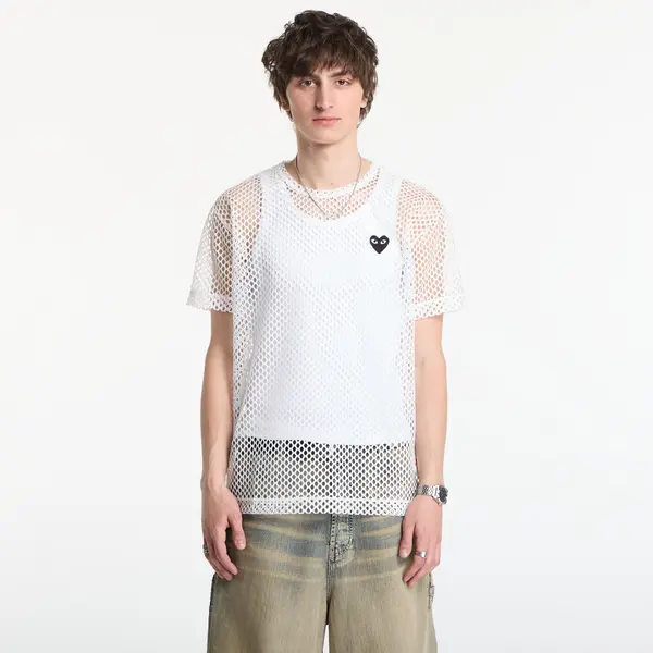 Comme des Garçons PLAY Тениска Comme des Garçons PLAY T-Shirt Red Emblem White S