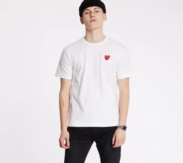 Comme des Garçons PLAY Тениска Comme des Garçons PLAY Tee UNISEX White XS