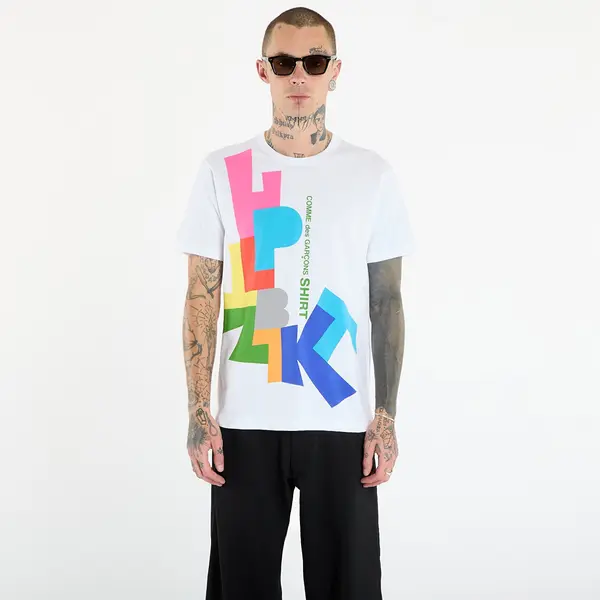 Comme des Garçons SHIRT Тениска Comme des Garçons SHIRT T-Shirt With Graphic Print White L