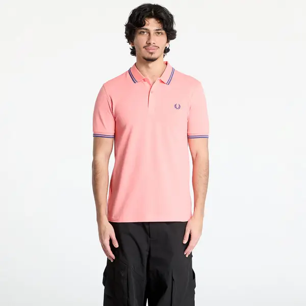 Comme des Garçons SHIRT Тениска Comme des Garçons SHIRT x Fred Perry Knit T-Shirt Coral XL