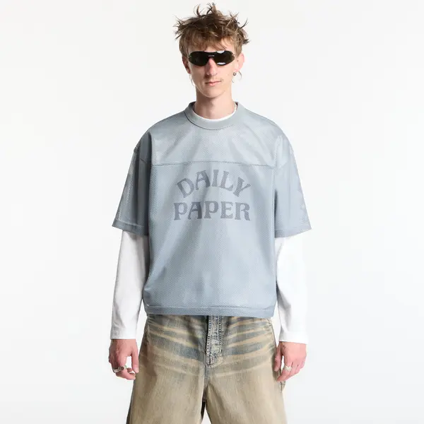 Daily Paper Тениска Daily Paper Boxy Mesh T-Shirt Dawn Blue M