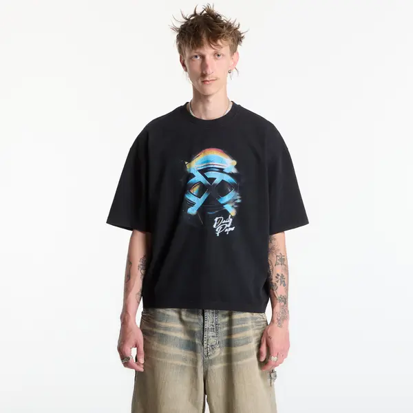 Daily Paper Тениска Daily Paper Shield Helmet Ss T-Shirt Washed Black XXL