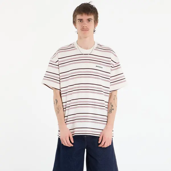 Dickies Тениска Dickies East Liberty Stripe Ss Tee Egret L
