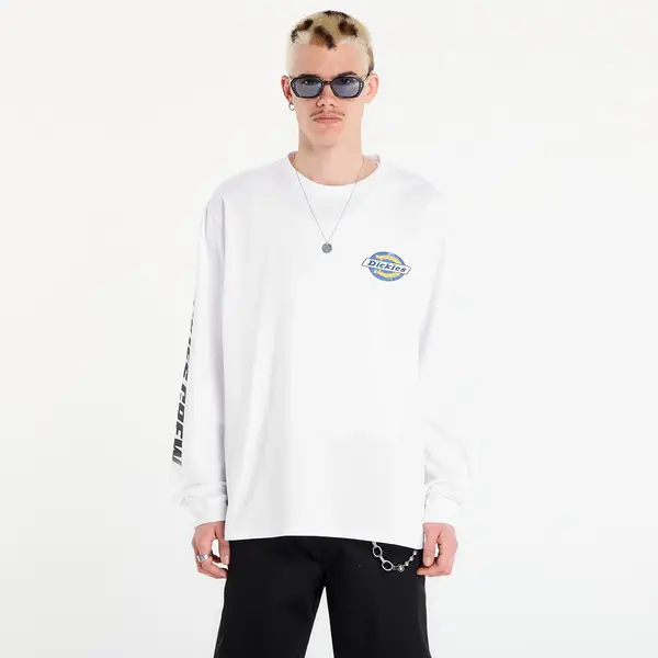 Dickies Тениска Dickies Nashport Long Sleeve Tee White S