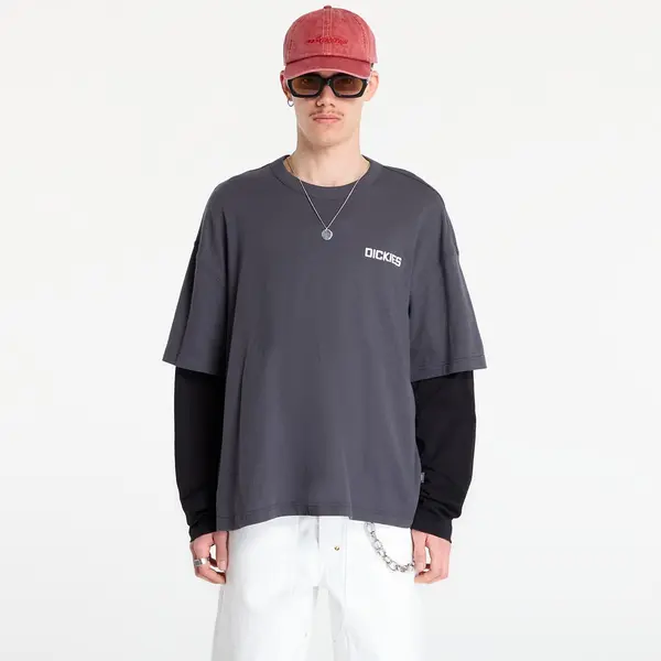 Dickies Тениска Dickies Payson 2fer Tee Black L