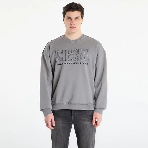 Diesel Тениска DIESEL S-Boxt-Raw-V1 Sweat-Shirt Steeple Gray M