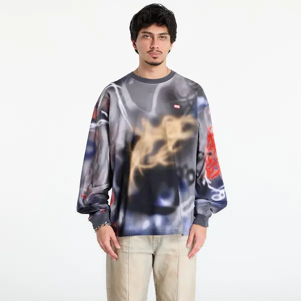 Diesel Тениска DIESEL T-Boxt-Ls-V4 T-Shirt Grey L