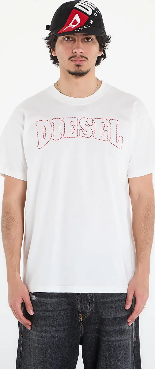 Diesel Тениска Diesel T-Norm-V10 T-Shirt Off White L