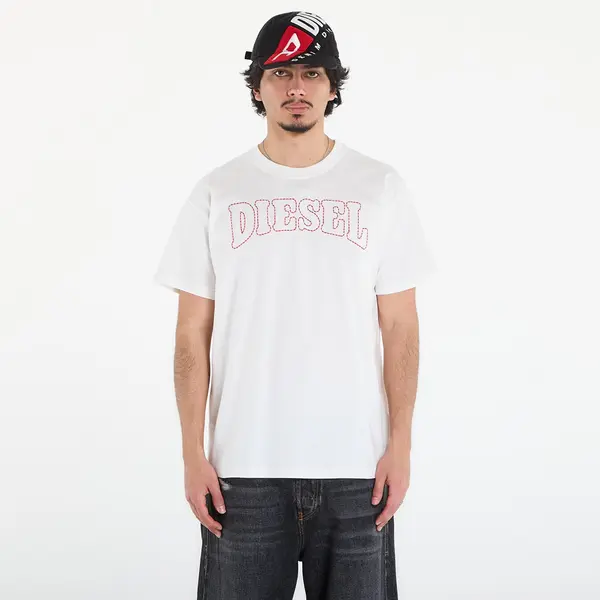 DIESEL Тениска Diesel T-Norm-V10 T-Shirt Off White L