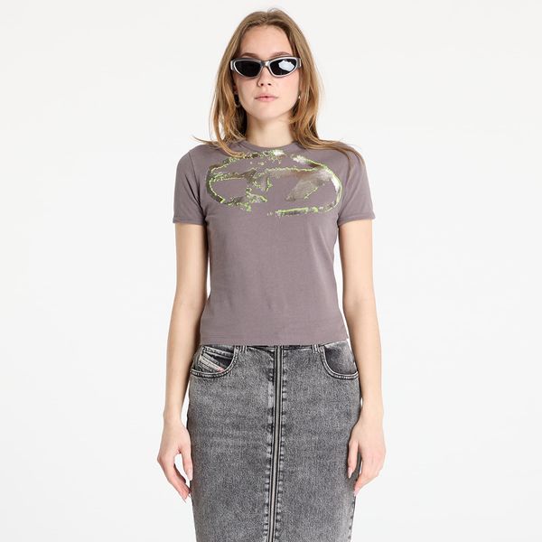 Diesel Тениска Diesel T-Uncutie-Long-P14 T-Shirt Frost Gray XS