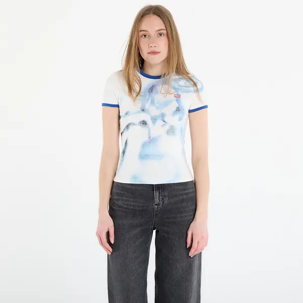 Diesel Тениска DIESEL T-Uncuties-Long-S1 T-Shirt Off White L